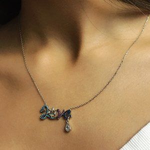 NWT Love Sterling Silver Necklace